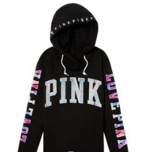 *Brand New* VS Pink sequin hoodie